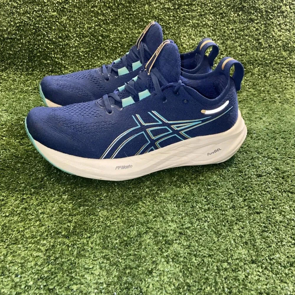 Asics FF Blast Plus Gel-Nimbus 26 Running Shoes Blue Women’s Size 8.5 Sneakers